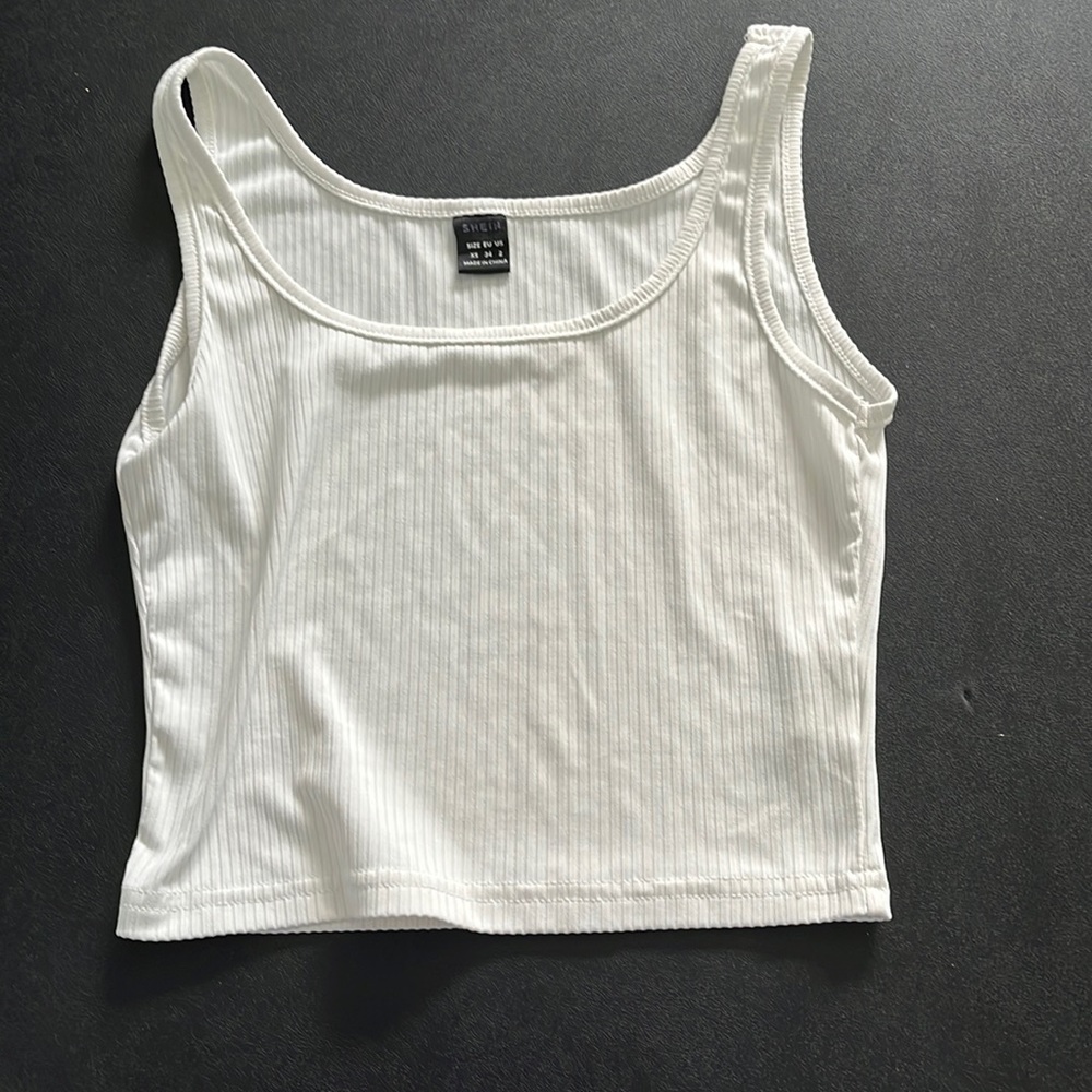 White tank top